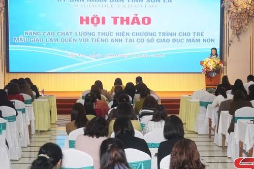 Hội thảo nâng cao chất lượng thực hiện chương trình làm quen với tiếng Anh tại cơ sở giáo dục mầm non