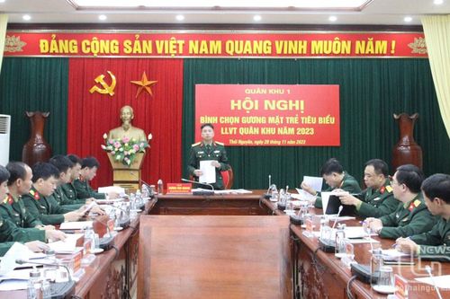 Quân khu 1: Bình chọn 10 gương mặt trẻ tiêu biểu năm 2023