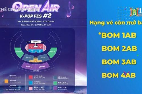 Kpop Festival Open Air bán vé, tranh cãi quyền lợi cho fan