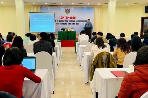 Bộ Tư pháp tổ chức tập huấn về công tác bảo vệ bí mật nhà nước, an ninh chính trị nội bộ