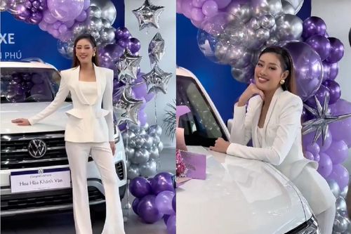 Hoa hậu Khánh Vân tậu xe sang tiền tỷ