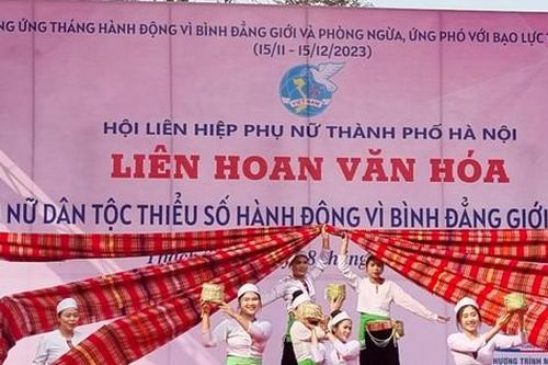 Liên hoan văn hóa 'Phụ nữ dân tộc thiểu số hành động vì bình đẳng giới'