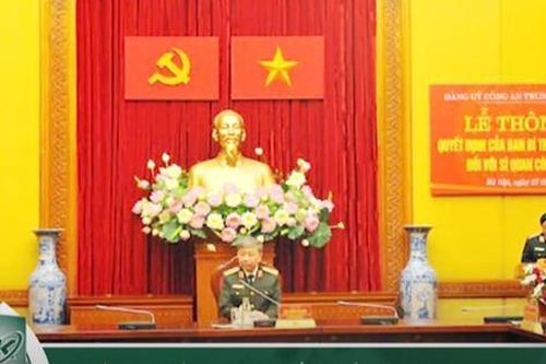 Điều động Thiếu tướng Vũ Hồng Văn đến công tác tại Ủy Ban kiểm tra Trung ương