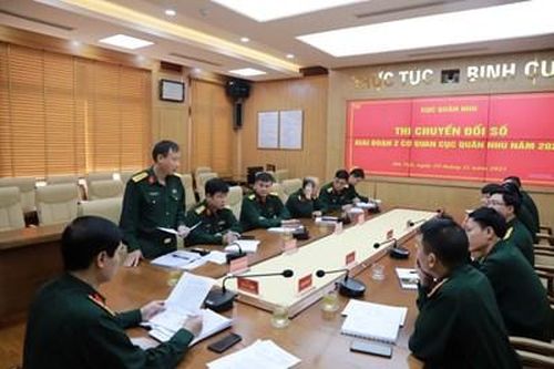 Dấu ấn trong chuyển đổi số ở Cục Quân nhu