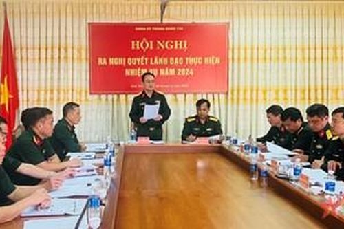 Đảng ủy Trung đoàn 726: Ra nghị quyết lãnh đạo thực hiện nhiệm vụ năm 2024