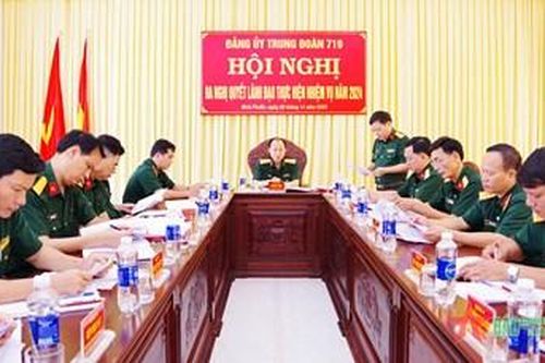 Năm 2024, Trung đoàn 719 phấn đấu tiền lương người lao động đạt 7,8 triệu đồng/người/tháng