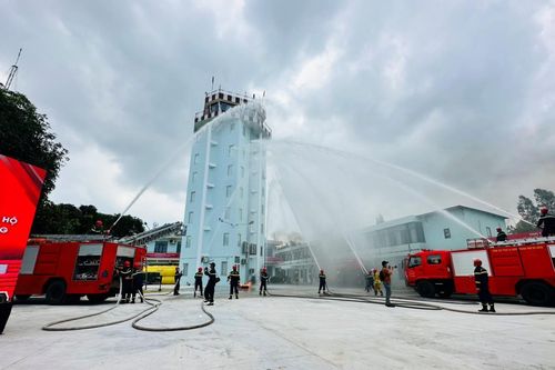 Nâng cao công tác PCCC của Trung tâm Kiểm soát Tiếp cận - Tại sân Đà Nẵng