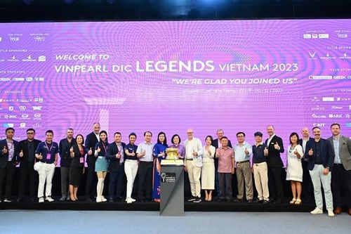 Vinpearl DIC Legends Vietnam 2023 quy tụ 60 tên tuổi huyền thoại của làng golf thế giới