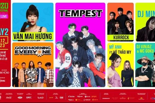 Đêm nhạc Hozo Super Fest 2023 quy tụ dàn nghệ sĩ cực đình đám