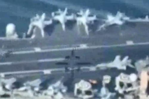 Iran công bố video UAV theo dõi nhóm tàu sân bay Mỹ ở Vịnh Ba Tư