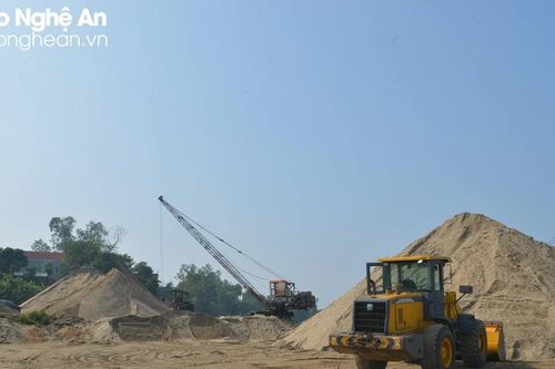Nhiều mỏ cát xây dựng tại Nghệ An lâm cảnh ế ẩm, tồn đọng khối lượng lớn