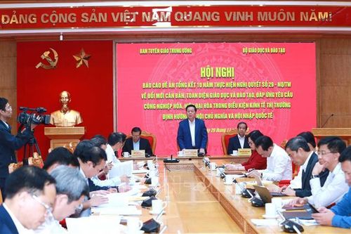 Tổng kết Nghị quyết 29 cần đánh giá được những đổi mới về giáo dục và đào tạo