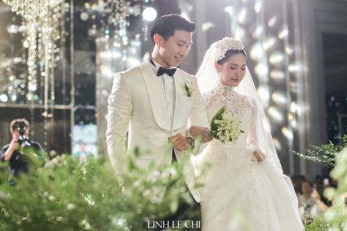 Cận cảnh chiếc váy cưới lễ đường tuyệt đẹp của cô dâu Doãn Hải My