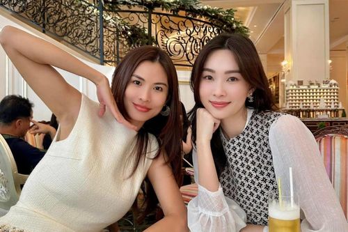 Cao Thiên Trang hội ngộ 'Hoa hậu tiên tỷ' Đặng Thu Thảo, netizen kêu gọi: Xin vía đăng quang đi chị ơi!