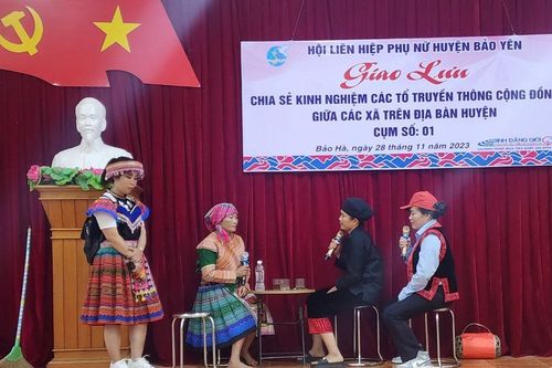 Bảo Yên: Giao lưu chia sẻ kinh nghiệm giữa các tổ truyền thông cộng đồng