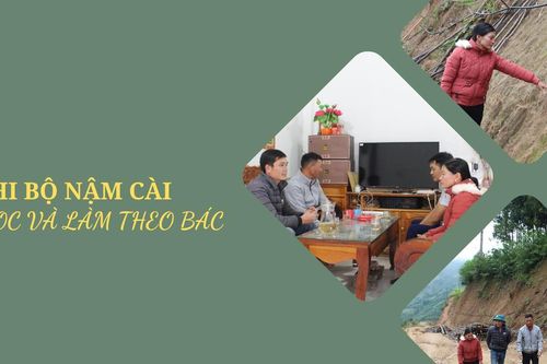 Chi bộ Nậm Cài học và làm theo Bác