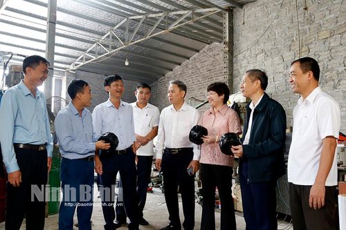 Khảo sát thực tế các xã NTM nâng cao Yên Sơn và Ninh Tiến