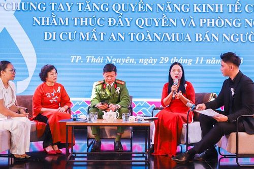 Tăng quyền năng kinh tế của phụ nữ, phòng ngừa di cư mất an toàn, mua bán người