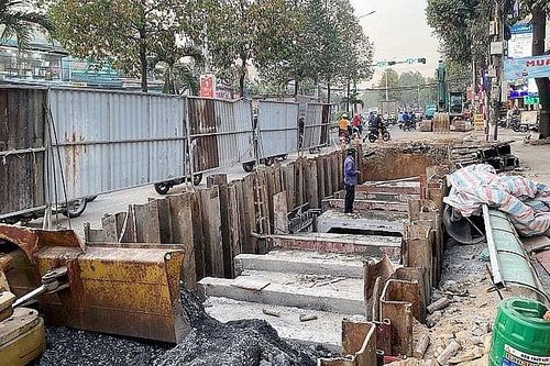 Đồng Nai: Công ty thực hiện dự án Chống ngập tại đường Đồng Khởi vi phạm thi công