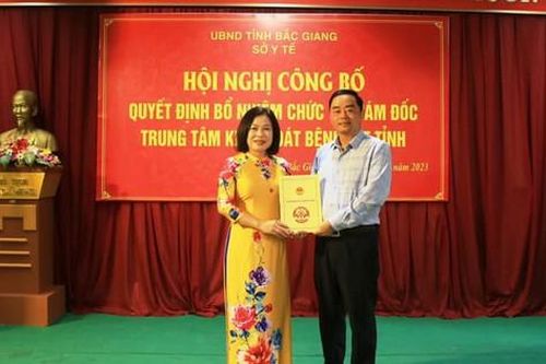 Giám đốc Trung tâm Y tế huyện được bổ nhiệm Giám đốc CDC Bắc Giang