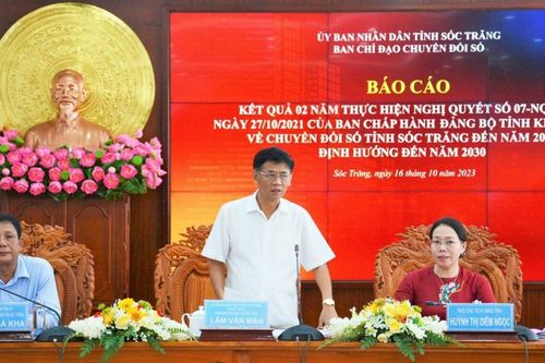 Sóc Trăng: Chuyển đổi số phải phù hợp, thống nhất với Chương trình của quốc gia