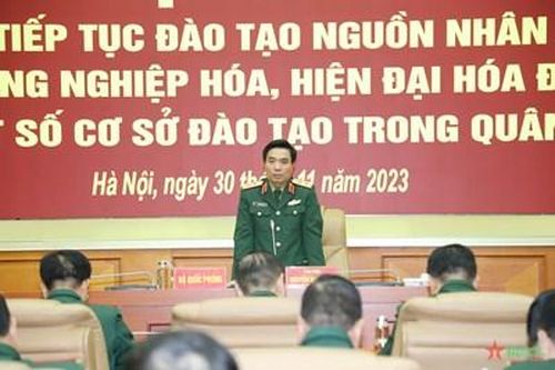 Sẵn sàng đào tạo hệ dân sự tại một số nhà trường Quân đội
