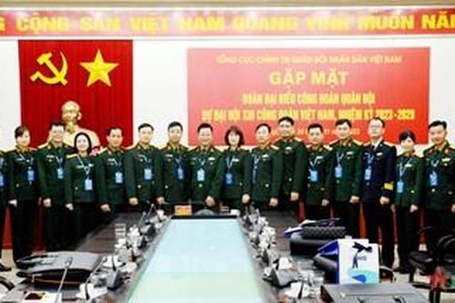 15 đại biểu Công đoàn Quân đội dự Đại hội XIII Công đoàn Việt Nam