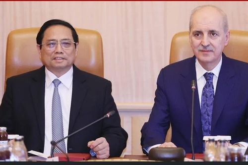 Thủ tướng Phạm Minh Chính gặp Chủ tịch Quốc hội Thổ Nhĩ Kỳ