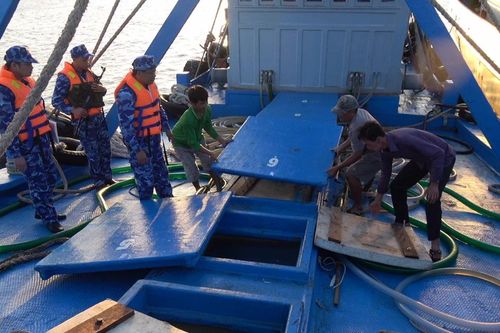 Năm 2023, Vùng Cảnh sát biển 4 tịch thu hơn 2,2 triệu lít dầu D.O không rõ nguồn gốc