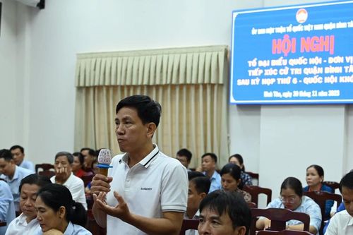 Cử tri kiến nghị giải quyết nhiều vấn đề dân sinh