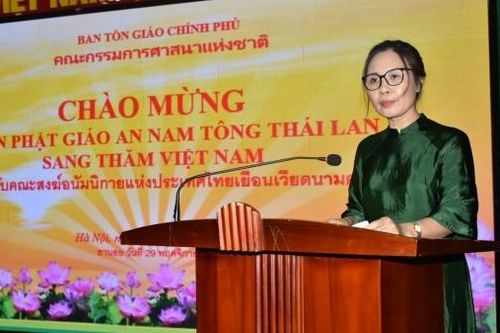 Ban Tôn giáo Chính phủ tiếp đoàn đại biểu Phật giáo và kiều bào Thái Lan