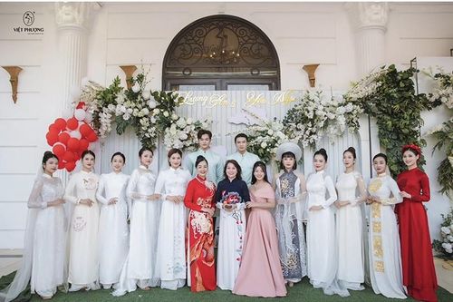 Ảnh viện áo cưới Việt Phượng đồng tổ chức 'Lễ cưới tập thể cho công nhân lao động năm 2023' tại Thái Nguyên