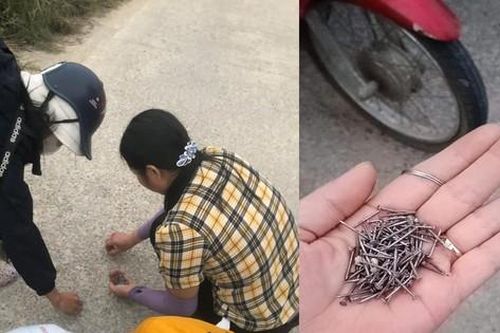 Loạt xe máy của công nhân thủng săm: Bất ngờ nguồn gốc những chiếc đinh trên mặt đường