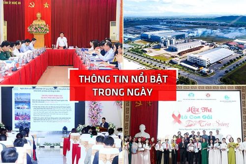 Nghệ An: Thông tin nổi bật ngày 30/11