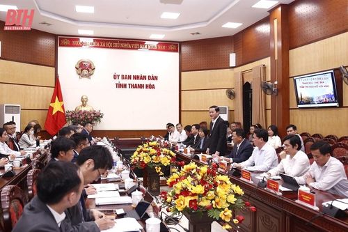 Chủ tịch UBND tỉnh Đỗ Minh Tuấn tiếp và làm việc với đoàn doanh nghiệp Nhật Bản tìm hiểu cơ hội đầu tư tại Thanh Hóa