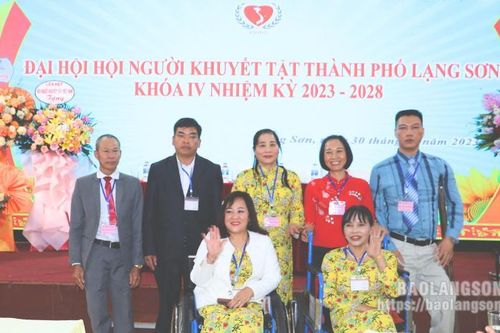 Đại hội đại biểu Hội Người khuyết tật thành phố nhiệm kỳ 2023 – 2028