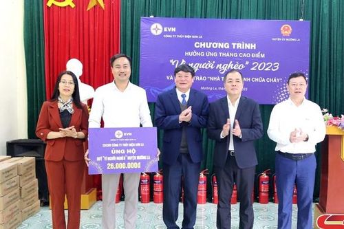 Công ty Thủy điện Sơn La hưởng ứng Tháng cao điểm 'Vì người nghèo' năm 2023