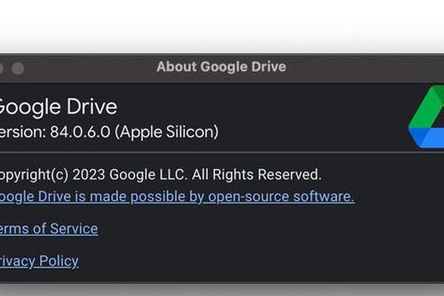 Người dùng không thay đổi thiết lập Google Drive để tránh mất dữ liệu