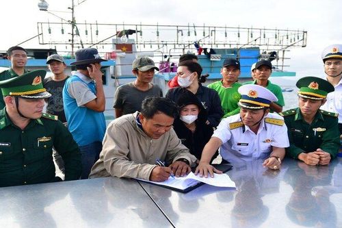 Lai kéo tàu cá gặp nạn về bờ an toàn