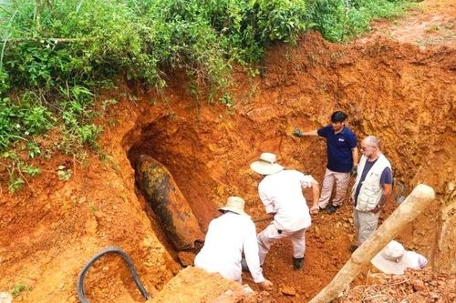 Xử lý thành công 3 quả bom lớn sót lại sau chiến tranh tại Quảng Bình