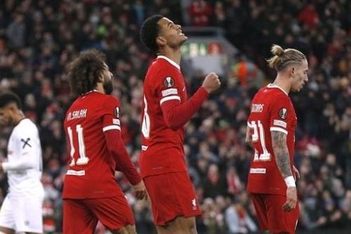 Europa League: Hình ảnh trận đấu Liverpool thắng đậm, sớm ghi tên vào vòng 1/8