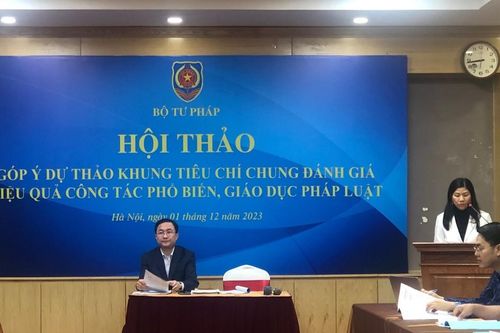 Đánh giá hiệu quả công tác phổ biến, giáo dục pháp luật