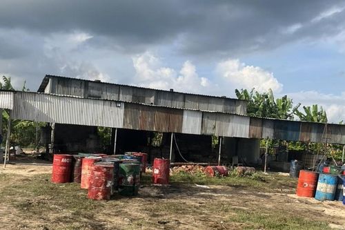 Phát hiện cơ sở tái chế nhớt thải quy mô lớn tại Bình Thuận