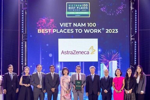 AstraZeneca 5 năm liền vào top 100 Nơi làm việc tốt nhất Việt Nam