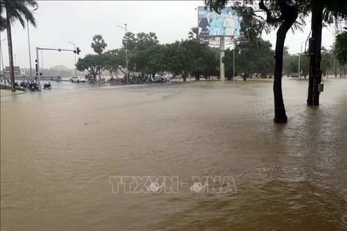 Khu vực miền Trung có mưa lớn trên diện rộng