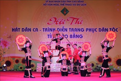 Cao Bằng tổ chức Hội thi hát dân ca - Trình diễn trang phục dân tộc năm 2023