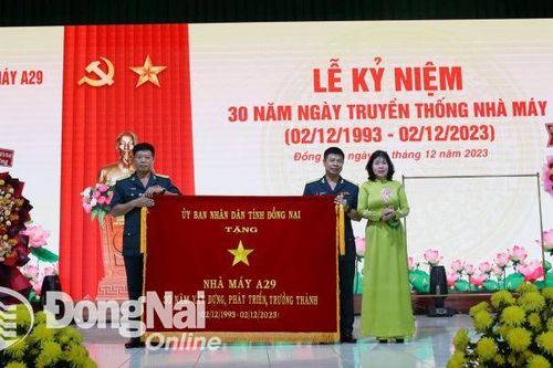 Nhà máy A29, Quân chủng Phòng không không quân kỷ niệm 30 năm thành lập