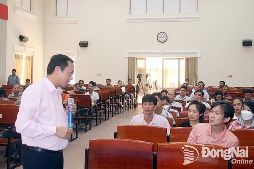 Đối thoại, tháo gỡ vướng mắc về vay vốn mua nhà ở xã hội ở TP.Long Khánh