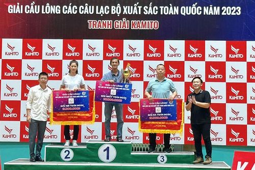 Trần Lê Mạnh An vô địch đơn nam Giải cầu lông các CLB xuất sắc toàn quốc 2023