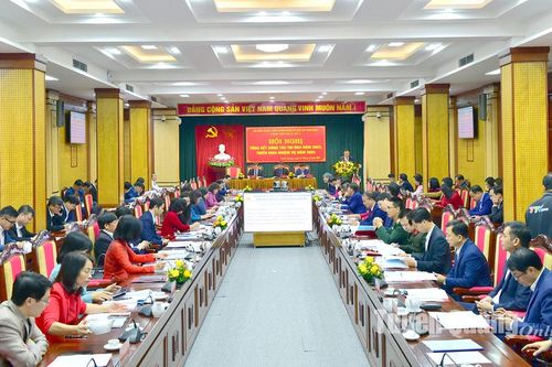 Cụm thi đua số 1 ngành Tổ chức xây dựng Đảng tổng kết công tác thi đua năm 2023